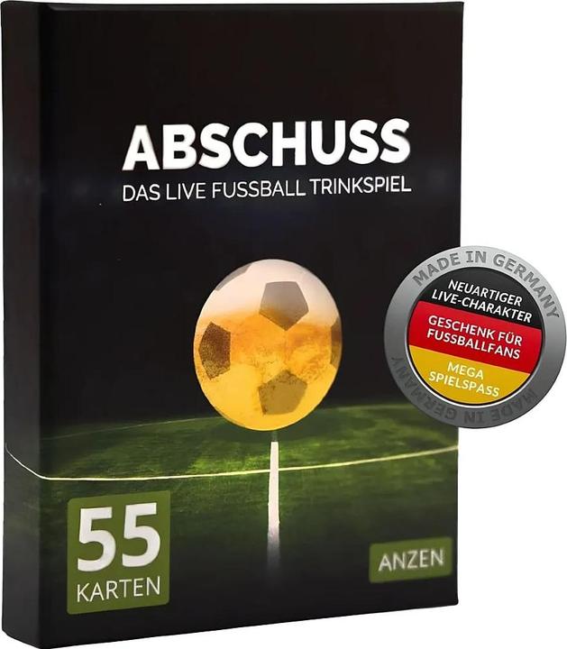 Actual product image Anzen Spiele ABSCHUSS - The Live Football Drinking Game (d) (2 - 12 Players)