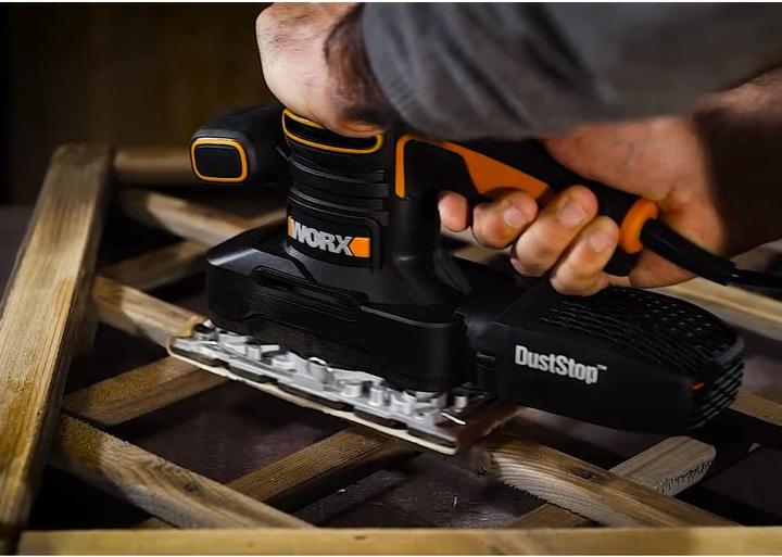 Produktbild Worx WX641 Tragbares Schleifgerät 12000 OPM (Schwingschleifer, 250 W)