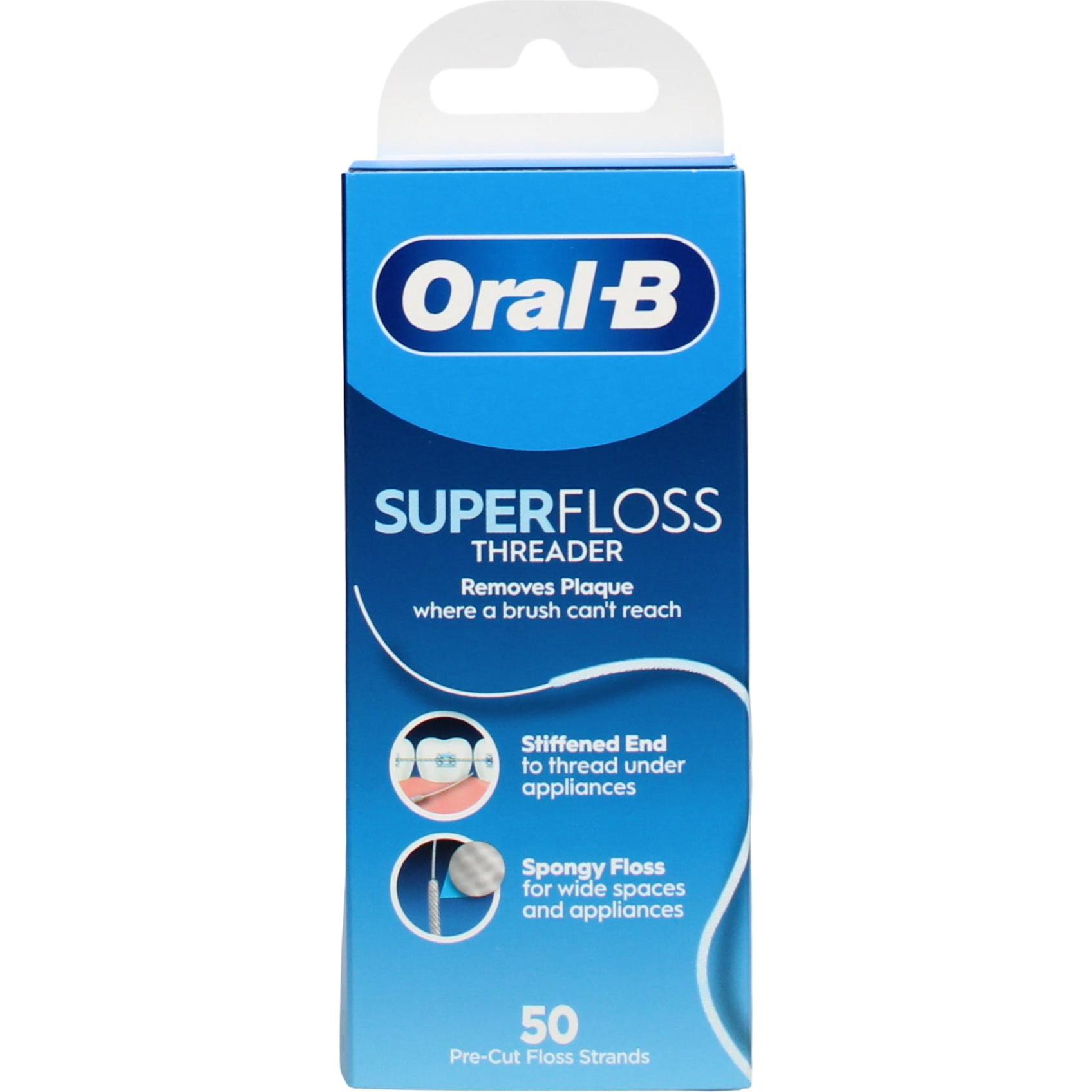 Oral-B, Filo interdentale, Superfloss (50 m)