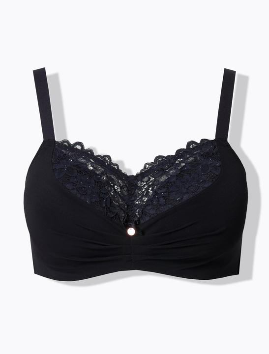 Actual product image TruYou Sequined Lace Underwire Bra (95 E)