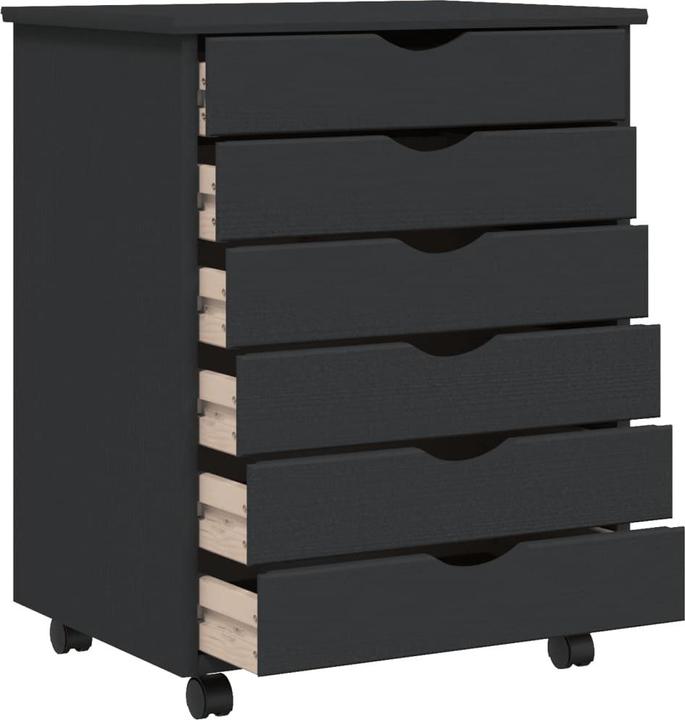 Produktbild vidaXL Rollschrank (53 x 39 x 65.50 cm)