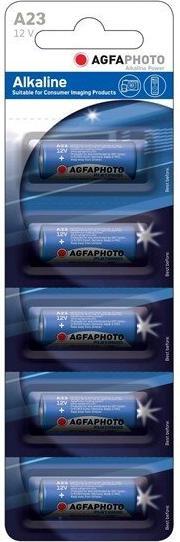 Actual product image AGFAPHOTO alkaline battery 12V, LRV08-23A-LR23A, blister 5pcs (5 pcs., A23)