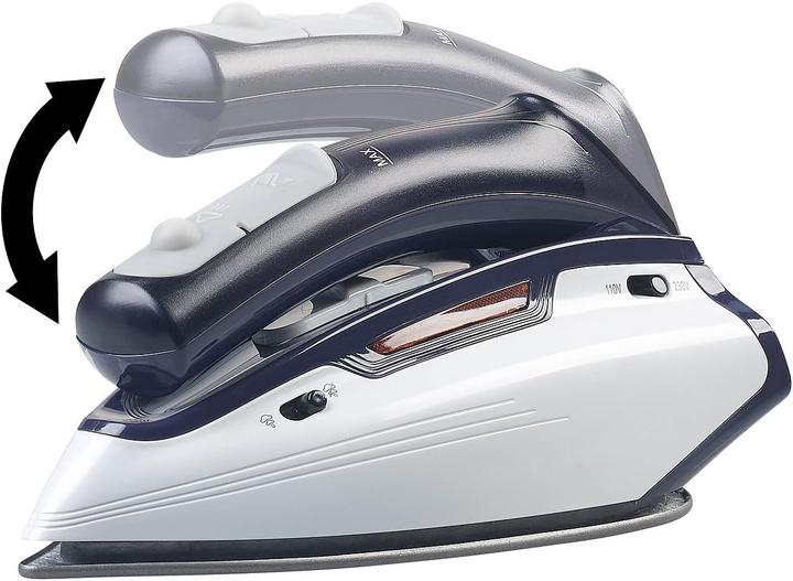 Image du produit Sichler Fer à vapeur de voyage 2en1 avec poignée pliable (1150 W, 400 g/min)