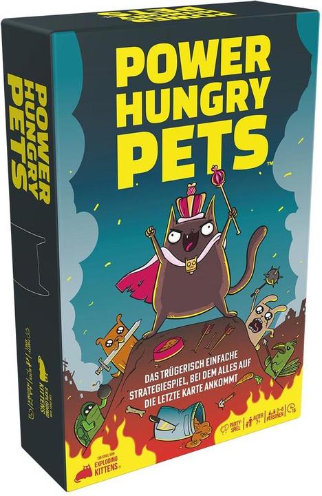 Produktbild Exploding Kittens Power Hungry Pets (Deutsch, 2 - 6 Spieler)