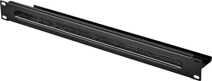 Actual product image Renkforce RF-3429146 48.30cm (19") Network Cabinet Brush Bar 1U Black