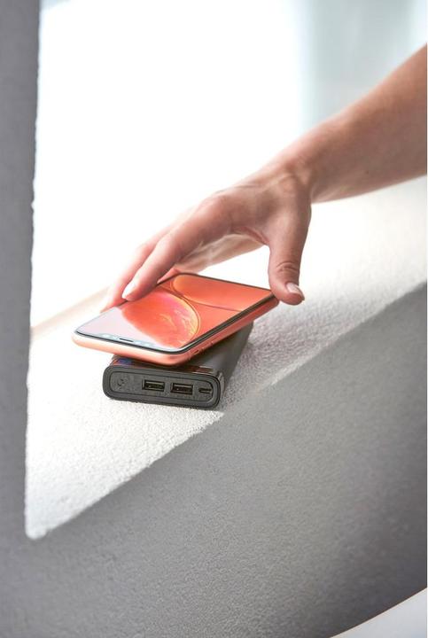 Productafbeelding Cygnett ChargeUp swift 10K draadloze QI draagbare powerbank - zwart (10000 mAh, 15 W, 37 Wh)