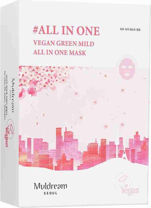 Actual product image Muldream Vegan Green Mild All in One Mask