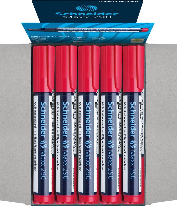 Produktbild Schneider Whiteboardmarker Maxx 290 (Rot, 3 mm, 1 x)