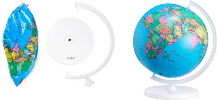 Actual product image Oregon Scientific SmartGlobe Air - inflatable globe with augmented reality