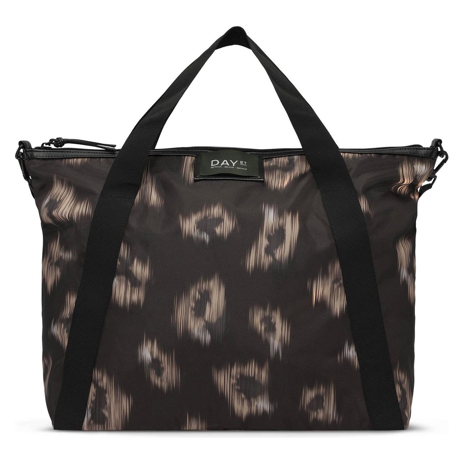 Day Et, Unisex, Handtasche, Day Gweneth Re-P Ikat Crossbody Bag, Schwarz, Beige