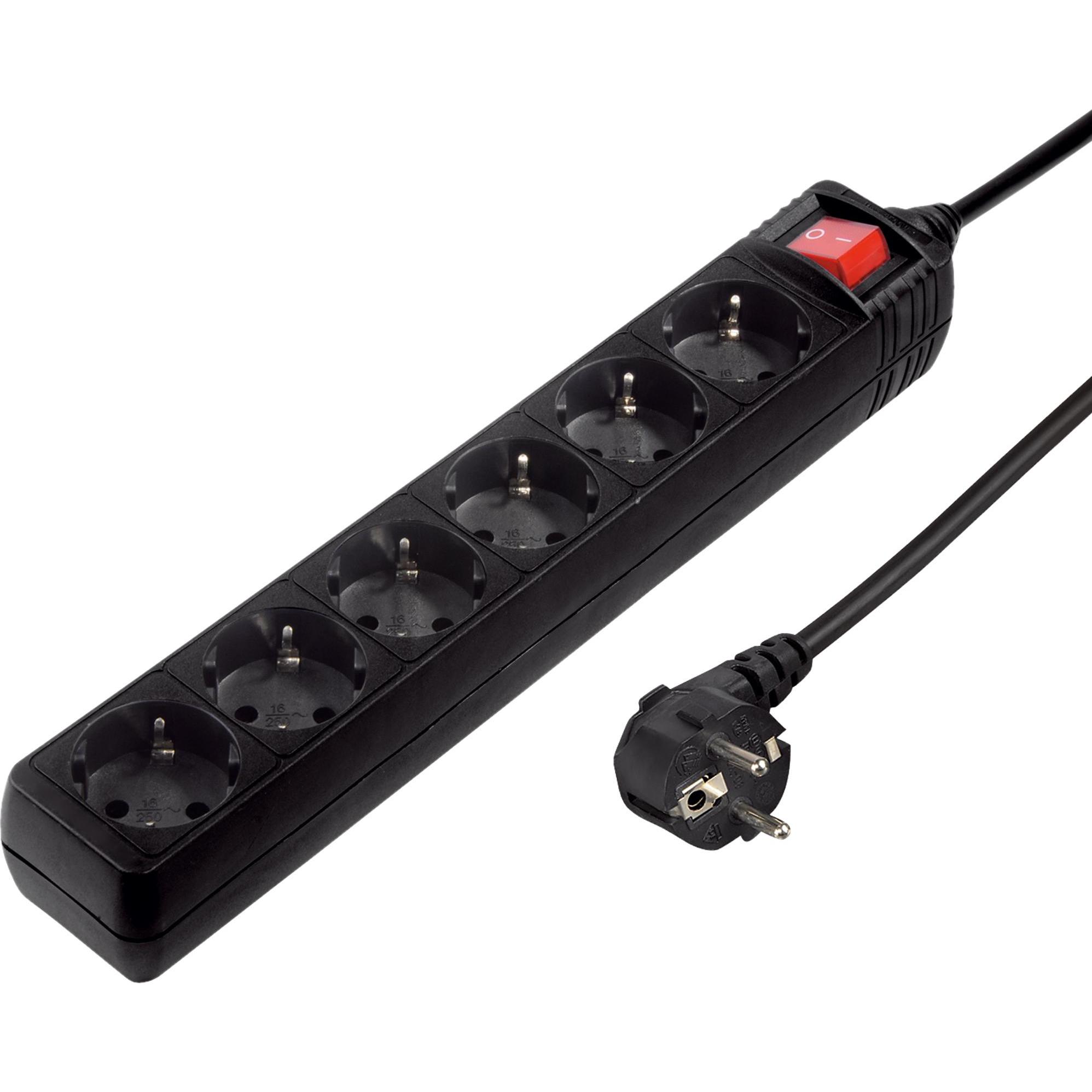 Hama, Ciabatta multipresa, 00137266 (6 x, CEE 7/4, 5 m)