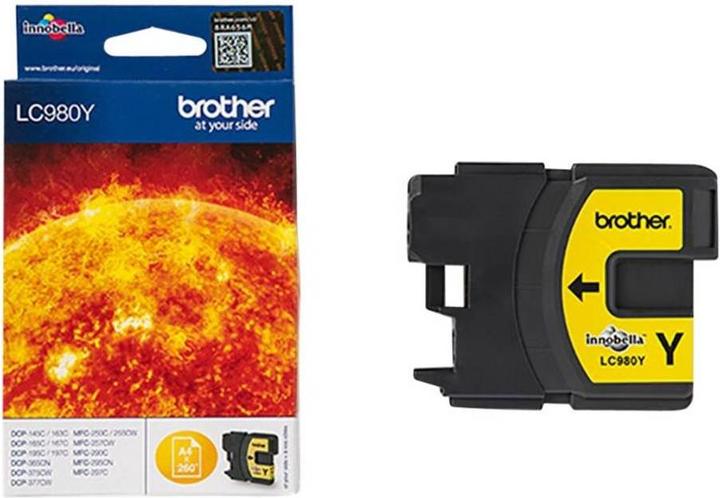 Actual product image Brother Lc-980y (Y)
