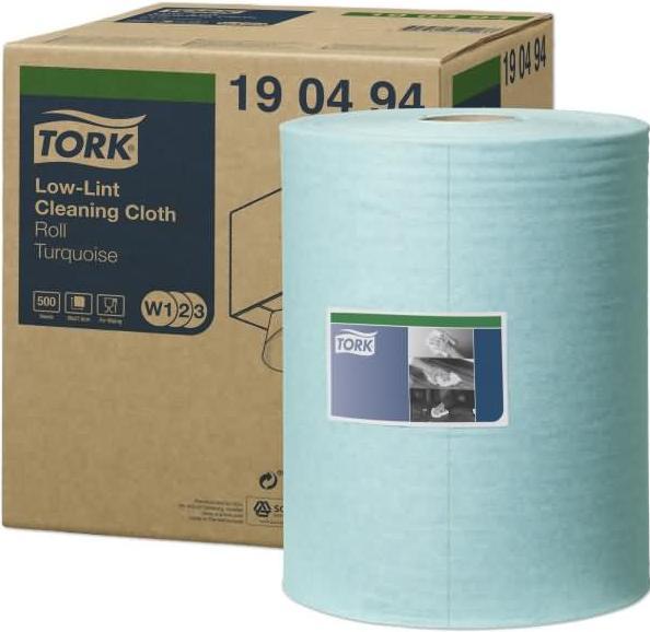 Produktbild Tork Low lint nonwoven cloth for precision cleaning - Turquoise (1 x)