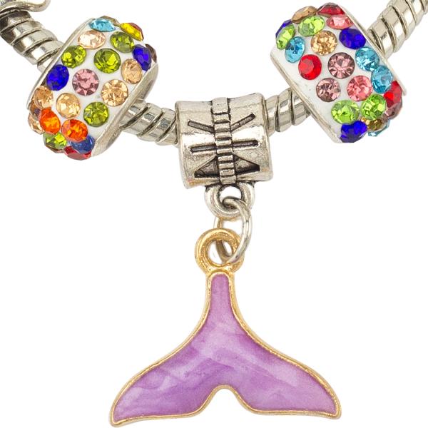 Image du produit Ulysse Couleurs d'Enfance Très beau bracelet avec motif de baleine (Métal)
