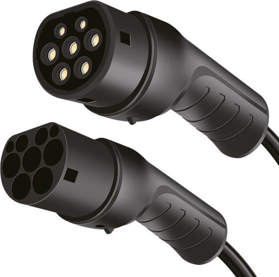 Produktbild LogiLink E-Auto-Ladekabel (Typ 2, 22 kW, 32 A, 10 m)