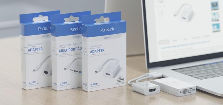 Produktbild Purelink USB C – USB C (1 m, USB 3.1, 60 W)