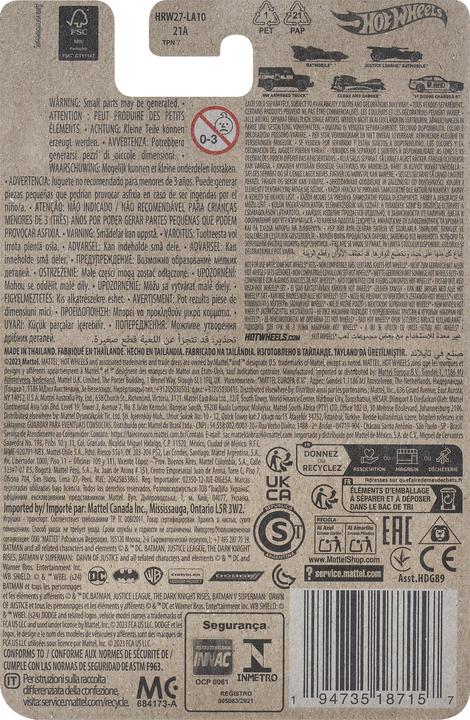 Immagine prodotto Hot Wheels Batman (assortiti)