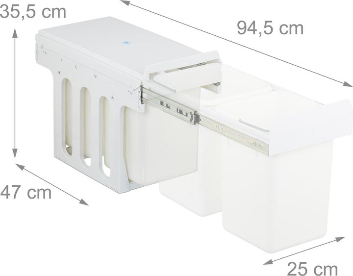 Produktbild Relaxdays Einbaumülleimer (16 l)