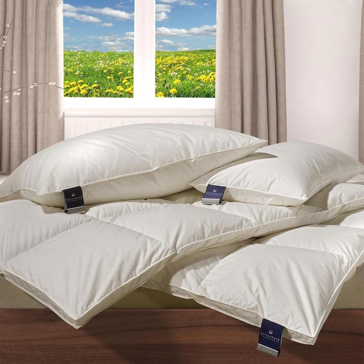 Produktbild Billerbeck Daunendecke Nena 306 Superlight extra leicht, Füllung: 100% Gänsedaunen (245 g, 155 x 200 cm)
