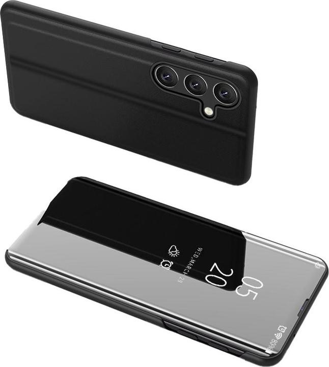 Actual product image Hurtel Clear View Case cover for Samsung Galaxy A54 5G flip cover black (Samsung Galaxy A54 5G)