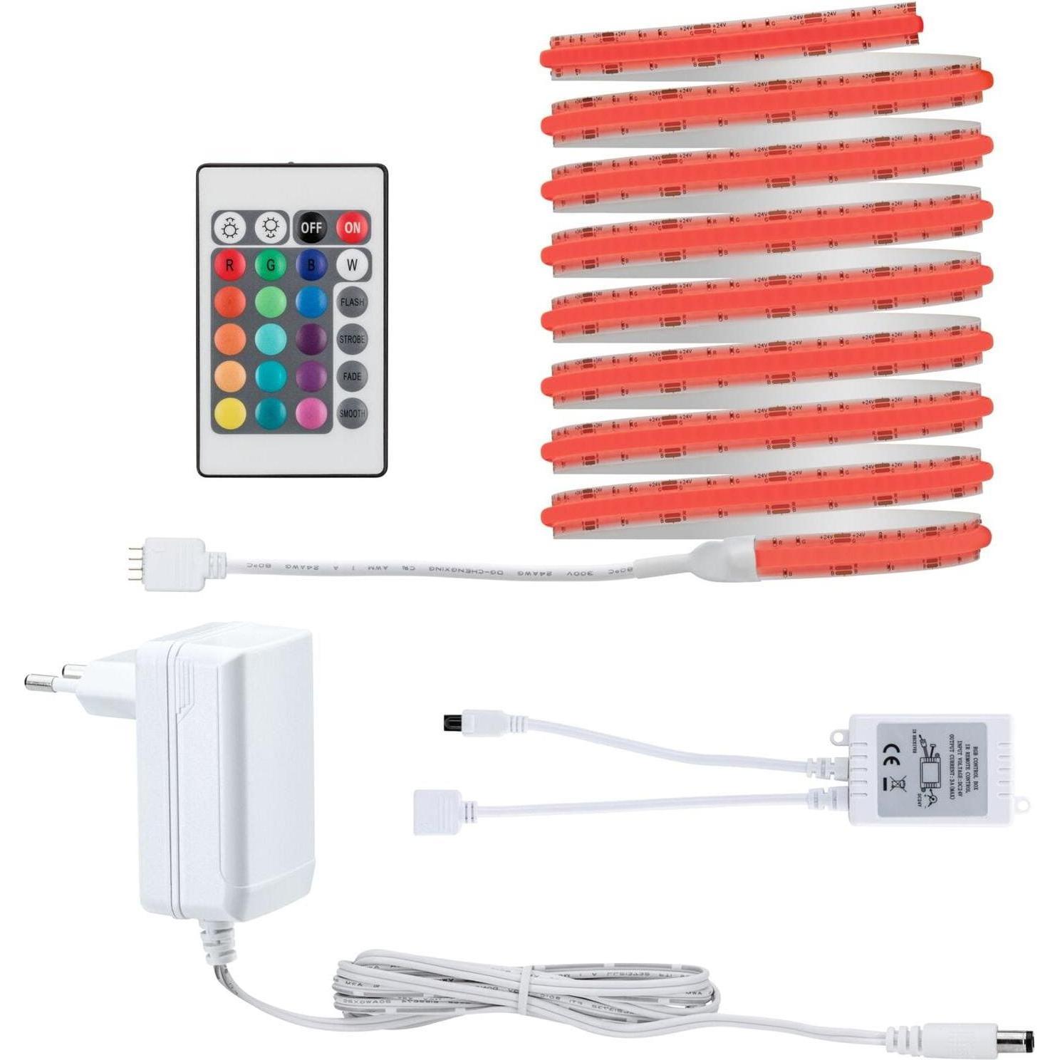 Paulmann, LED Streifen, SimpLED COB Stripe Set (RGBW, 300 cm, Indoor)