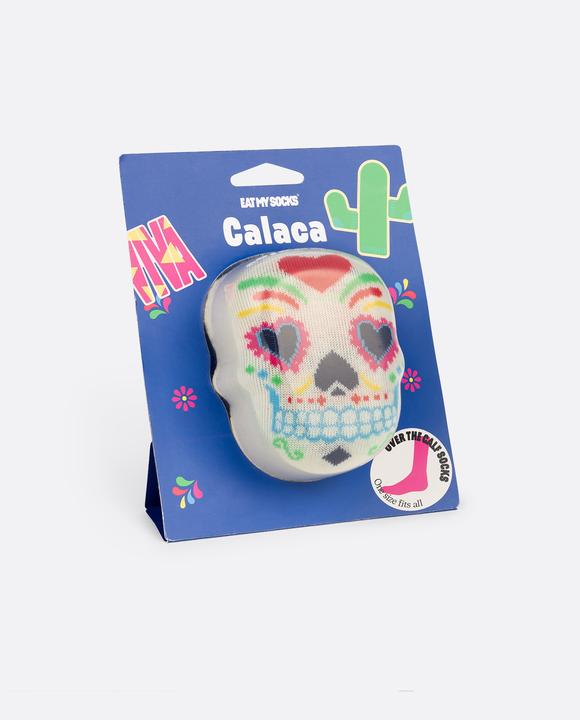 Actual product image Eat My Socks Socks, Calaca, White (One size)