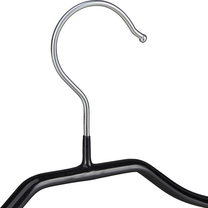 Actual product image Relaxdays Non-Slip Coat Hanger Set (50x)