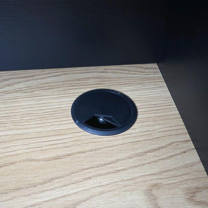 Produktbild Mendler Schreibtisch HWC-J79, 120x50cm Holz Metall, Eiche-Optik