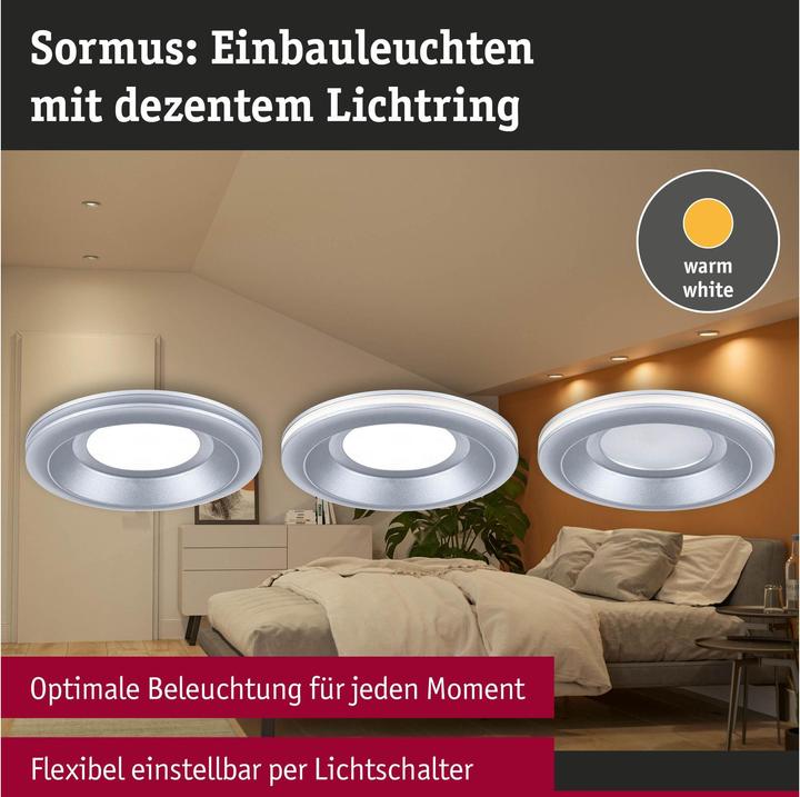 Image du produit Paulmann Einbauleuchte Sormus (560 lm)