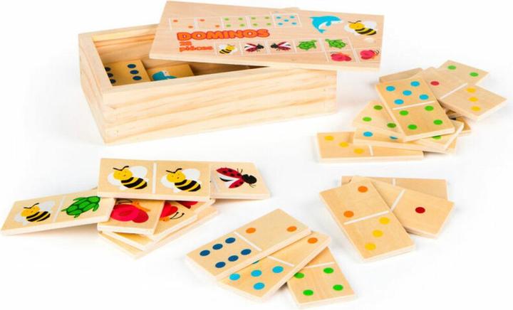 Produktbild Woomax Domino 42147 28 pcs (Englisch, Französisch, Portugiesisch, Spanisch, 2 Spieler)