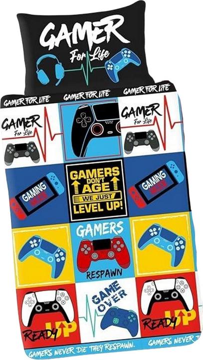 Actual product image Gamer Storm Levels Reversible Duvet Set