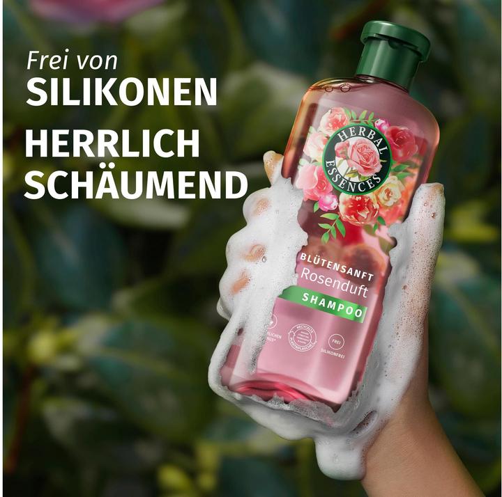 Produktbild Herbal Essences Blütensanft mit Rosenduft (350 ml, Flüssiges Shampoo)