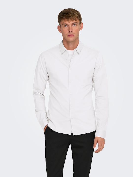 Produktbild Only & Sons Onsrobin B/U Ls Stretch Shirt Noos (L)