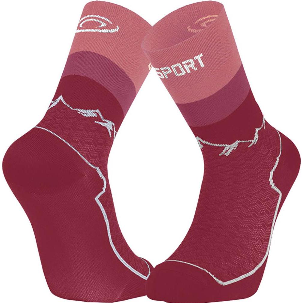 BV Sport, Damen, Sportsocken, Double GR Haute Polyamide (36 - 38), Pink