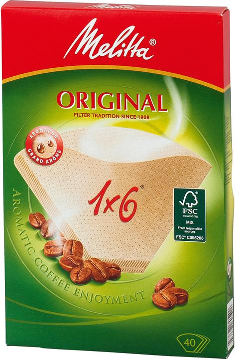 Melitta Sacs filtrants originaux 1x6 / 40 pièces