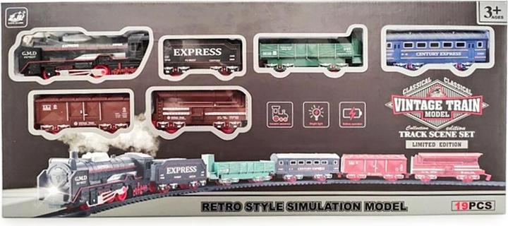 Artyk Vintage-Eisenbahn mit 19-teiligem Gleis