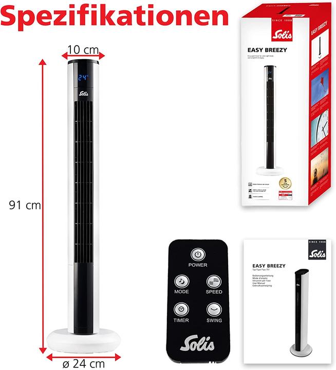 Produktbild Solis Easy Breezy 757 (58.50 dB)