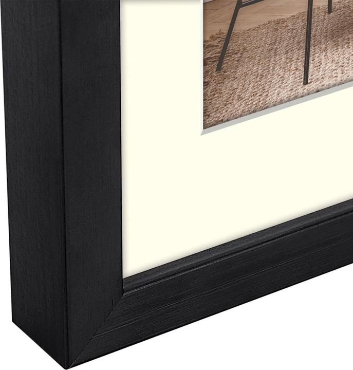 Actual product image ZEP Picture Frame V4557B Malmo Black 9x13 / 13x18 cm (9 x 13 cm, 13 x 18 cm)