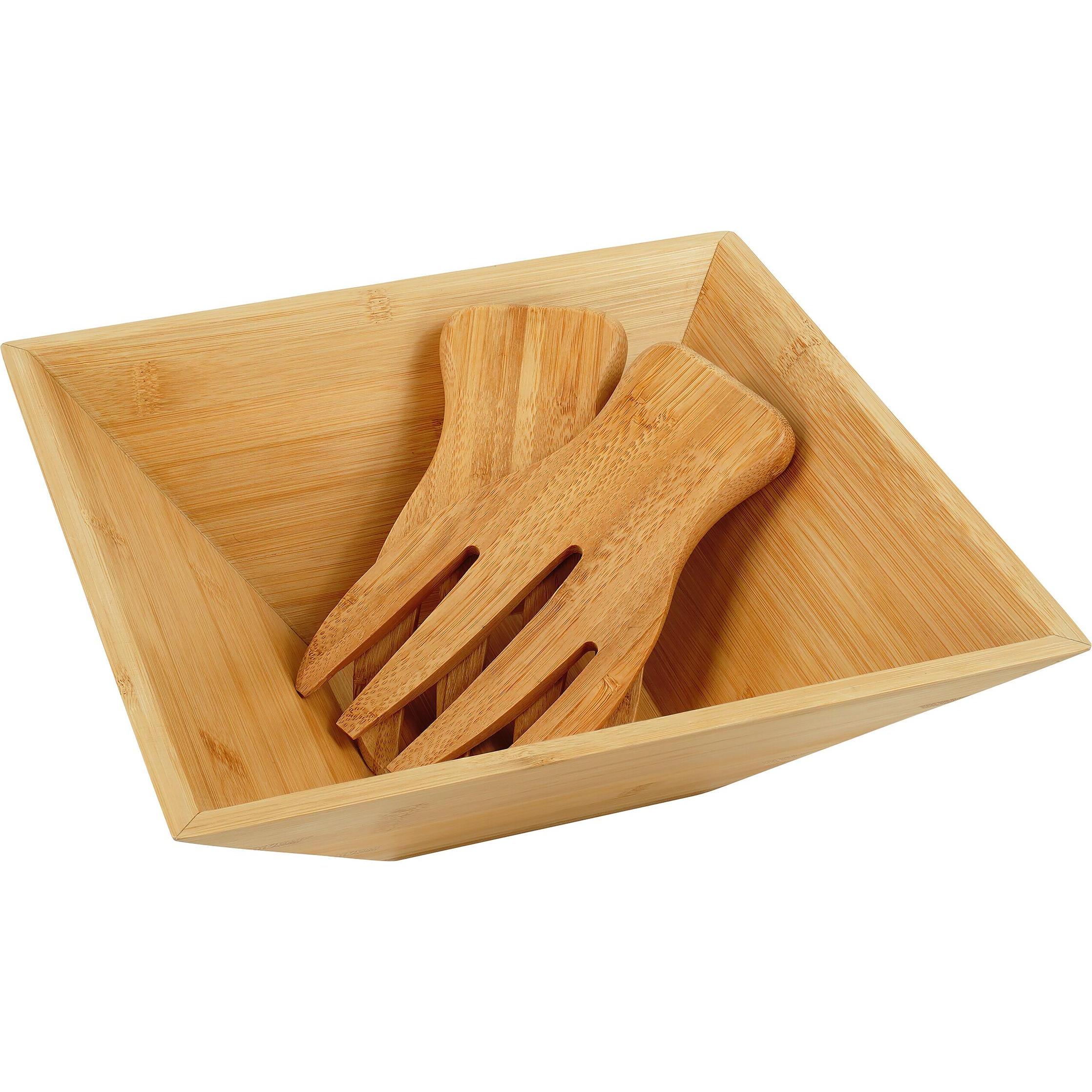 Relaxdays Salatschüssel (28 cm, 1 x) (4052025516130)