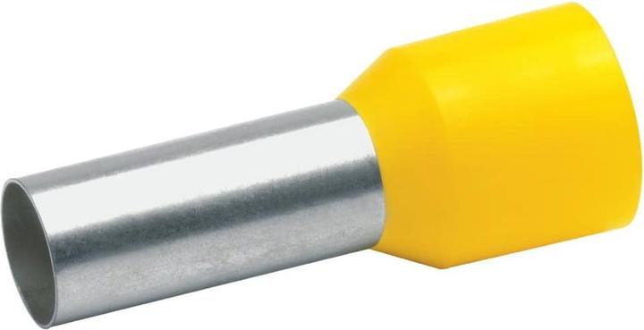 Actual product image Klauke Wire end ferrule 25 mm² 16 mm Partially insulated Yellow 47816 50 pcs.