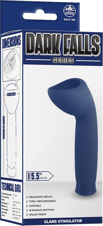 Produktbild NMC 5.5 inch rechargeable silicone 10 functions speed glans stimulator blue