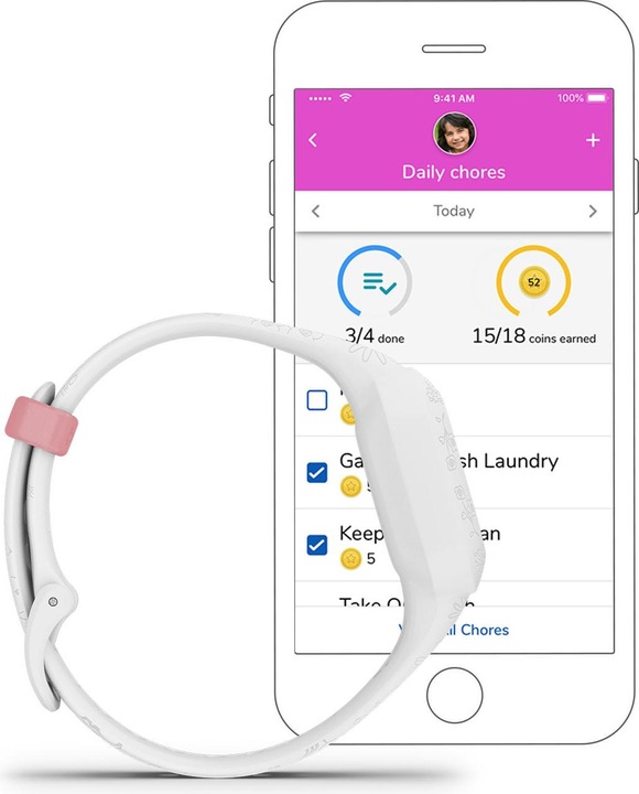 Produktbild Garmin Vivofit jr. 3 Disney Prinzessin (20 mm)