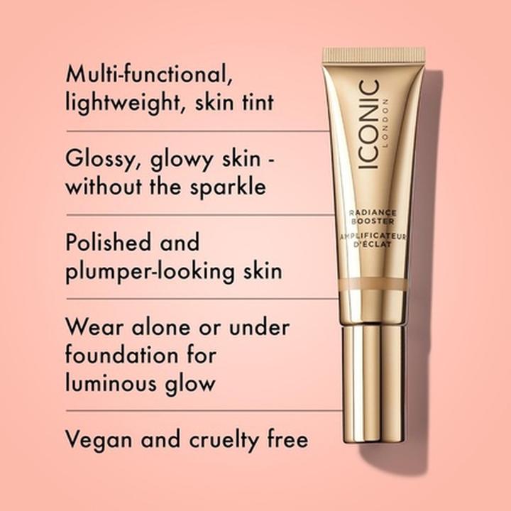Actual product image Iconic London Radiance Booster Sheer Tinted Primer with Radiant Glow Caramel (Caramel)