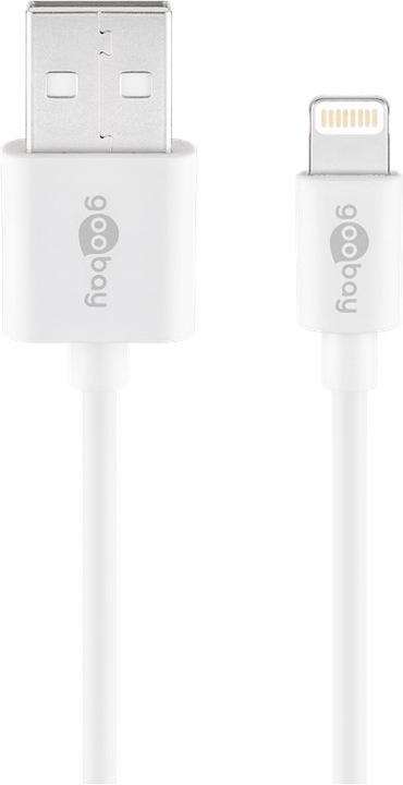 Produktbild Goobay Lightning USB Lade- und Synchronisationskabel (3 m, USB 2.0)