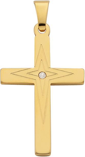 Produktbild Bijou Classic Anhänger Kreuz (Gold)