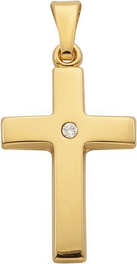 Actual product image Bijou Classic Anhänger Kreuz (Gold)
