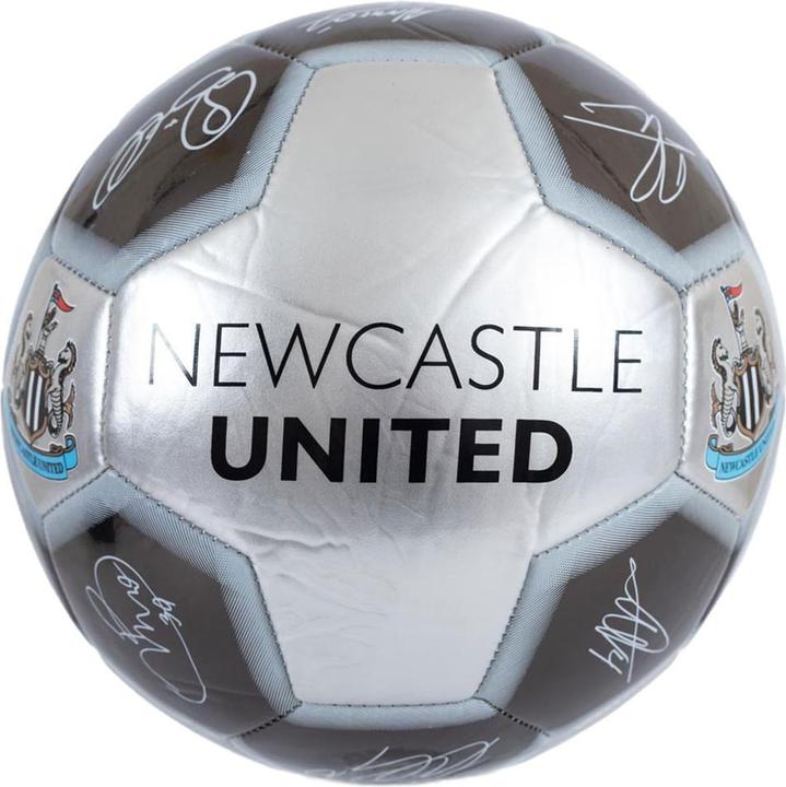 Produktbild Newcastle United FC Metallic Fussball mit Unterschriften (5)