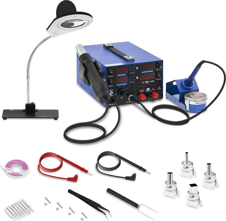 Produktbild Stamos Lötstation Lotkolben Heissluftkolben Entlötstation Smd Lötse Welding