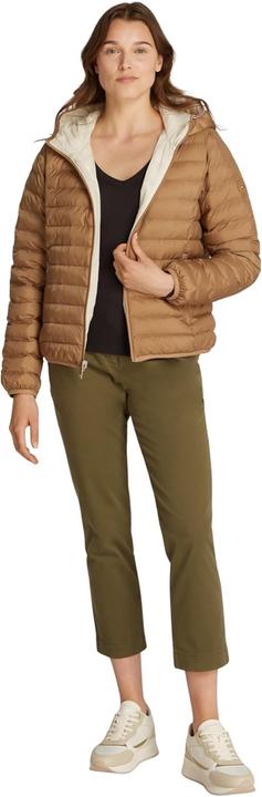 Actual product image Tommy Hilfiger Iconic Slim Safari Canvas Jacket for Women, Timeless Lightweight Design (L)