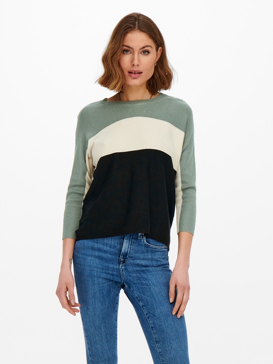 Actual product image Only Contrast knit sweater (S)